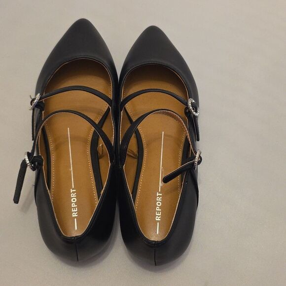 BRAND NEW REPORT RYLA POINTED TOE MARY JANE  WOMEN'S FLATS - Picture 5 of 15
